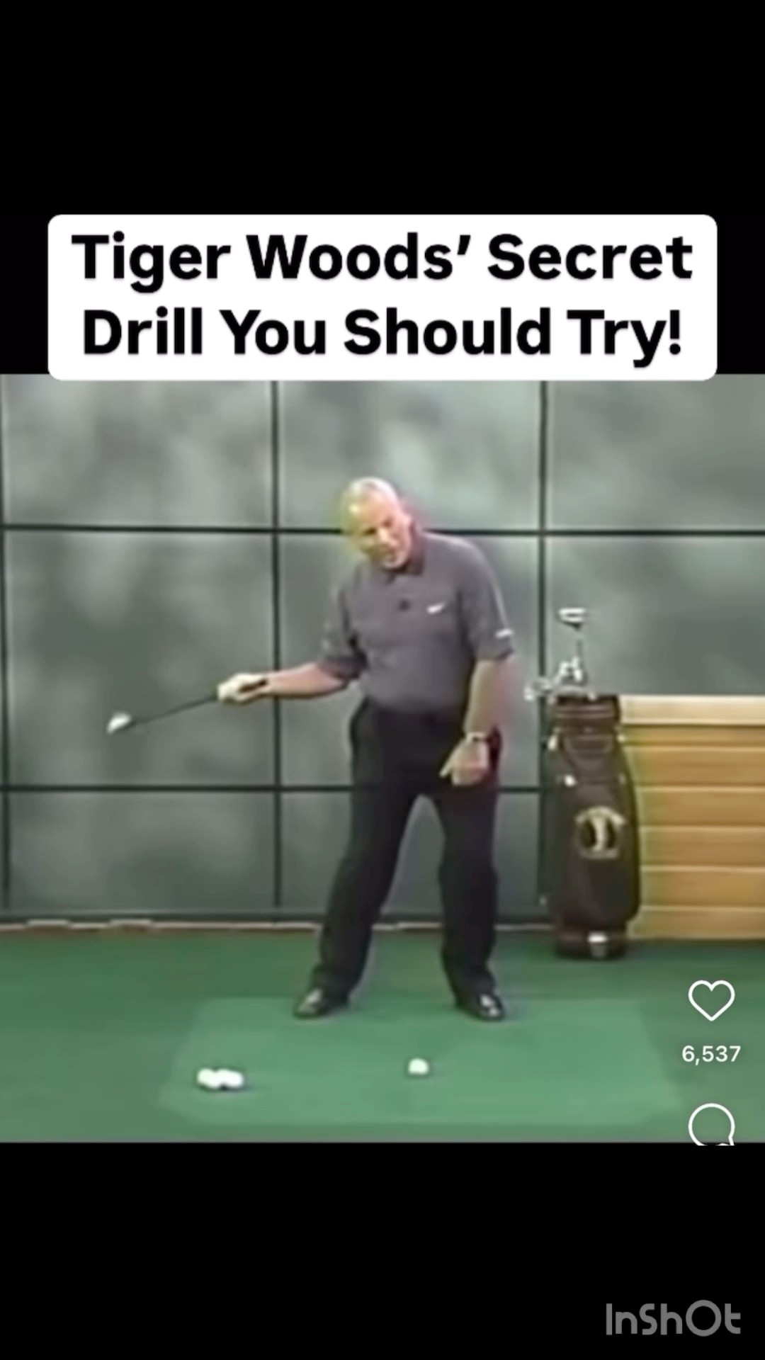 Tiger’s Secret Drill! #golf #miracleswing #golfadvice #golfinstruction #overthetop #golftips